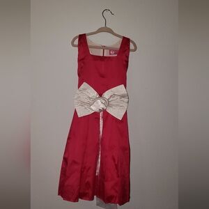 Elegant Pink Kids Dress with Bow